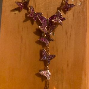 Swarovski butterfly necklace